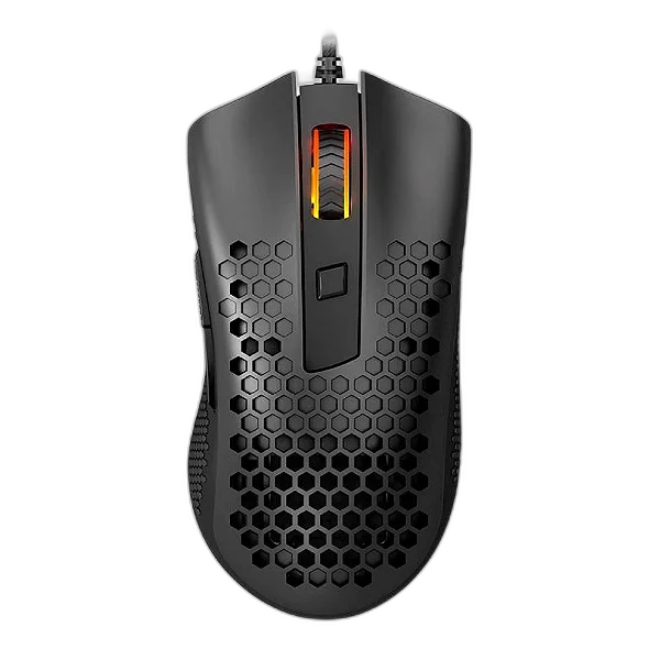 Mouse Gamer Redragon Storm Basic, 12400 DPI, 6 Botões Programáveis, RGB, Preto, M808-N