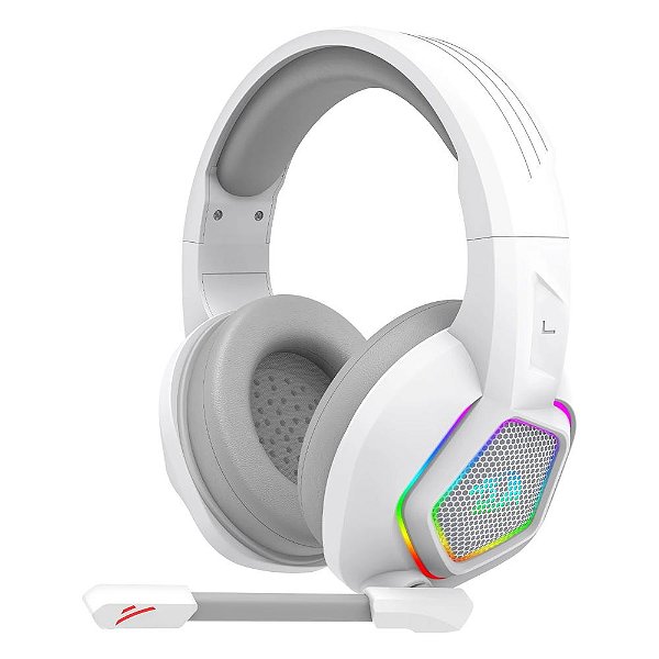 Headset Gamer Redragon Medea Branco H280W