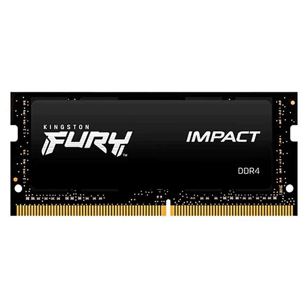 Memória 32GB DDR4 3200MHz, Kingston Fury Impact para Notebook, KF432S20IB/32