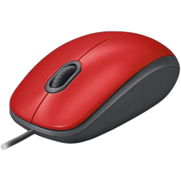 Mouse Logitech M110 Silent Vermelho