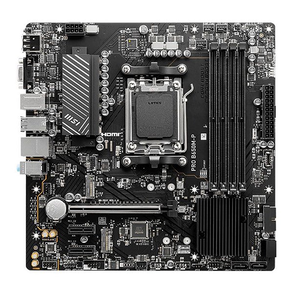 Placa Mae MSI Pro B650M-P, DDR5, Socket AMD AM5, M-ATX, Chipset AMD B650, PRO-B650M-P