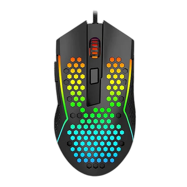 Mouse Gamer Redragon Reaping, RGB, 12400DPI, 6 Botoes, Preto, M987-K