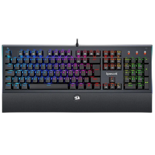 Teclado Mecânico Gamer Redragon Dark Aryaman V2, RGB, Switch Brown, ABNT2, Preto, K569RGB (PT-BROWN) V2