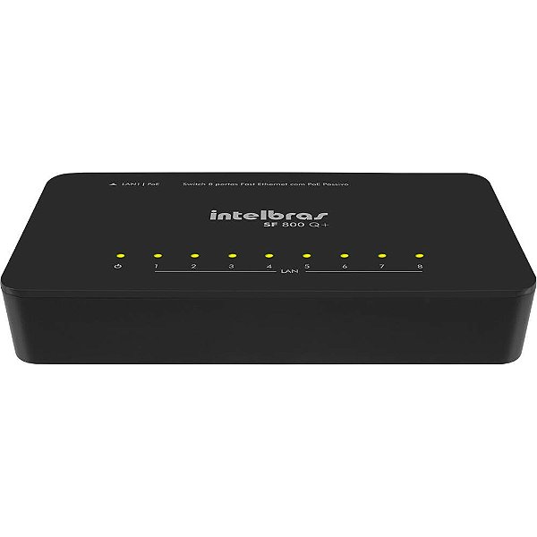 Switch 8 portas Gigabit Intelbras SG 800Q+