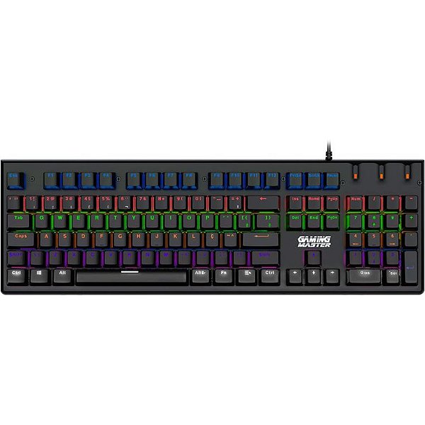 Teclado Mecânico Gamer K-mex Dracarys Switch blue