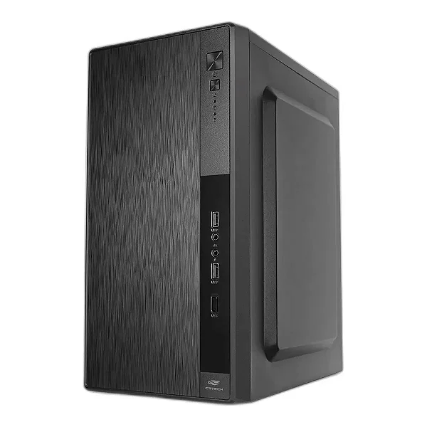 Gabinete Micro ATX C3Tech MT-31V2BK Com Fonte 200W
