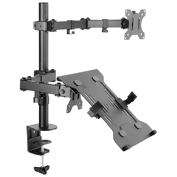 Suporte Para Monitor e Notebook Com Articulação Dupla - Plmsmn1A
