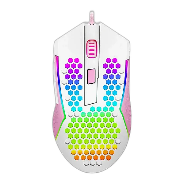Mouse Gamer Redragon Reaping Elite, RGB, 32000DPI, 6 Botoes, M987WP-P