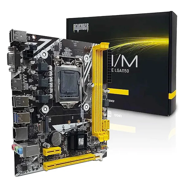 Placa Mãe Para Intel LGA 1150 Revenger H81/M