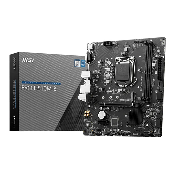 Placa Mãe MSI PRO H510M-B LGA 1200 10 Geração