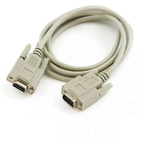Cabo Serial DB9 M x DB9 M Branco