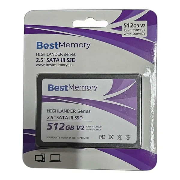 SSD 512GB SATA3 Best Memory BTSDA-512G-550