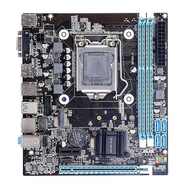 Placa Mae Bluecase H81, DDR3, Socket LGA 1150, M-ATX, BMBH81-G3HGU-M2