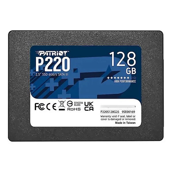 SSD Patriot 128GB SATA 3 P220S128G25