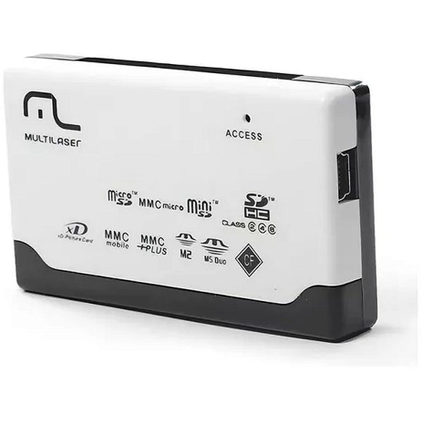 Leitor de Cartão de Memória USB Multilaser AC076