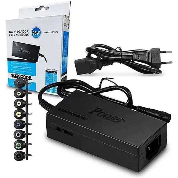 Fonte Carregador Universal Para Notebook 120W 9 Plugs Knup KP-RR100
