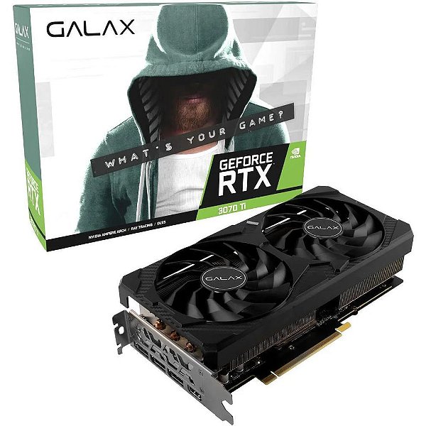 Placa de Vídeo RTX 3070 Ti 8GB 256 bits Galax Seminova