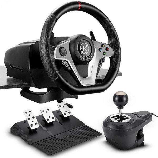 Volante Gamer Kalkan G500 ProRacing Com Pedal e Câmbio KLK00032