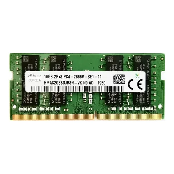 Memória Para Notebook 16GB DDR4 2666MHz Hynix HMA82GS6JJR8N-VK