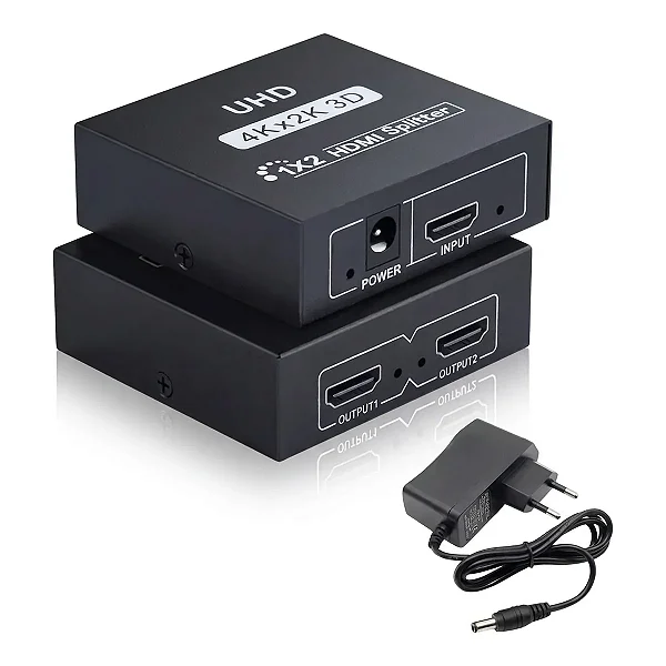 Splitter HDMI 1 Entrada e 2 Saídas