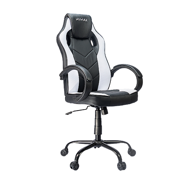 Cadeira Gamer Mymax MX0 Preto e Branco MGCH-MX0-WH