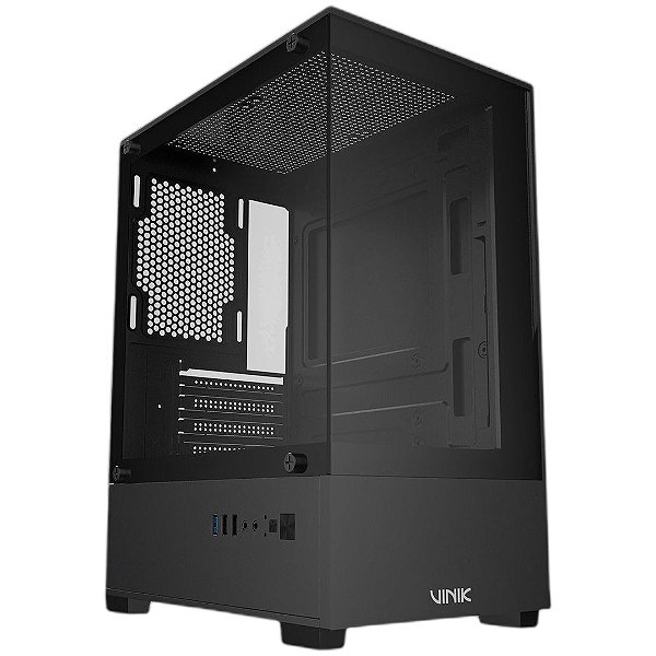 Gabinete Gamer Vinik G-Shield Vidro Temperado - Gggsbkv2