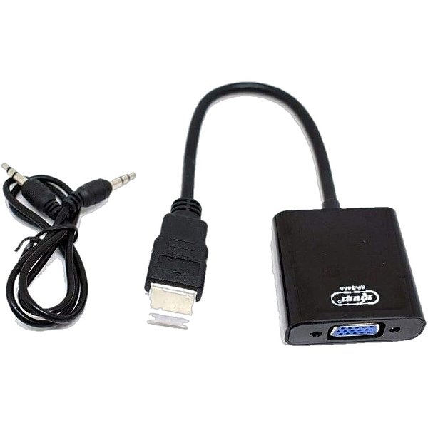 Conversor HDMI para VGA com Áudio P2 Knup - KP-3468