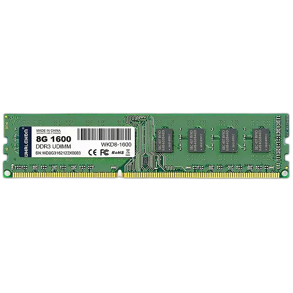 Memória 8GB DDR3 1600MHz Whalekon WKD8-1600