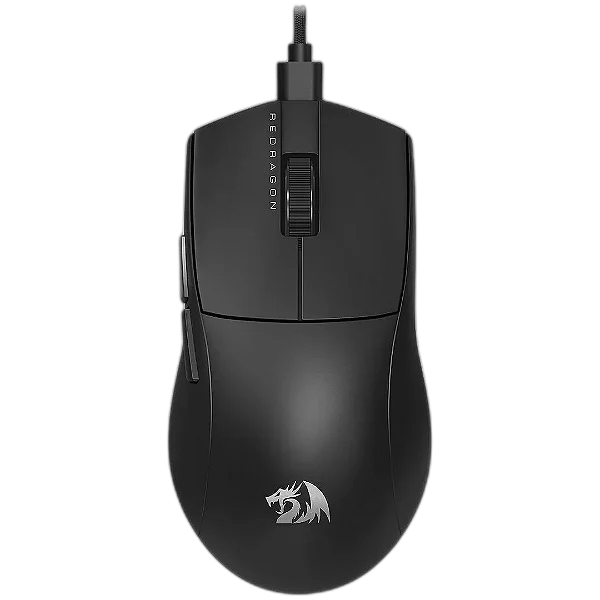 Mouse Gamer Redragon K1ng 8K Preto PAW3395 8000 Hz Cabo USB