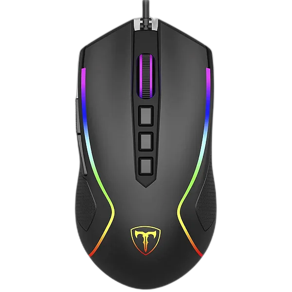 Mouse Gamer T-Dagger Darkangel V3, RGB, 4000 DPI, 8 Botões, Preto, T-TGM209 V3