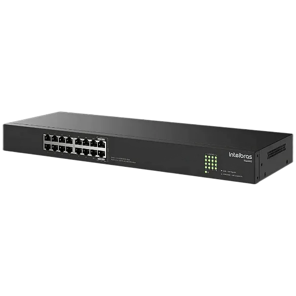 Switch 16 portas Intelbras S1116G Gigabit