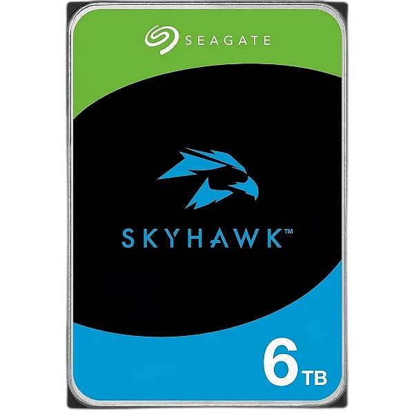 HD Seagate SkyHawk, 6TB, 3.5, 5400 RPM, Sata III 6GB/s, Cache 256MB, ST6000VX009