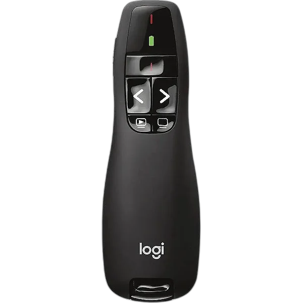 Apresentador sem fio Logitech R400 com Laser Pointer Vermelho