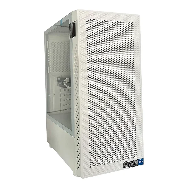 PC Gamer Crystal Intel i5-14400F, Placa de Vídeo RTX 5050, 8GB Memória 16GB, NVMe 512GB