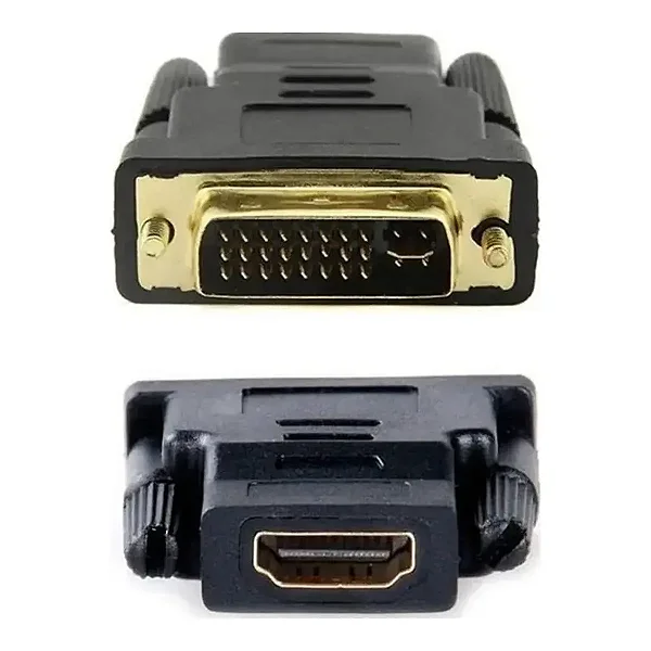 Adaptador Conversor DVI-I Macho 24+5 x HDMI Fêmea