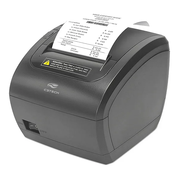 Impressora Térmica de Cupom C3Tech USB e EthernetIT-100
