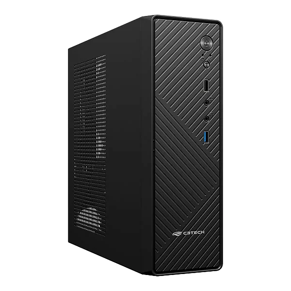 Gabinete Slim DTX DT-200BK Micro ATX com Fonte Flex 200W C3TECH - Low Profile