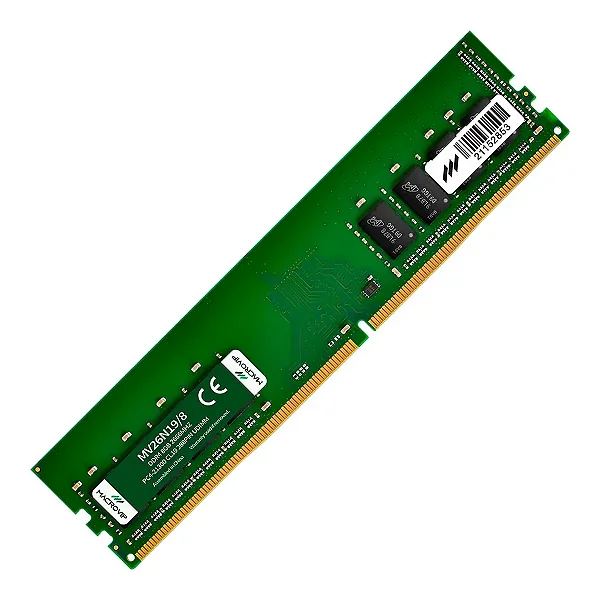 Memória RAM DDR4 8GB 2666MHz CL19 Macrovip MV26N19/8 UDIMM - Desktop Intel AMD