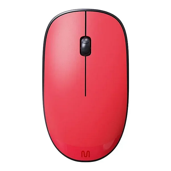 Mouse Sem Fio Slim Multi MS300 1200 DPI Vermelho – MO343