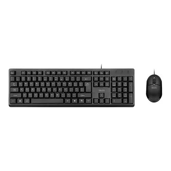Combo Teclado e Mouse com Fio Multi CF600 ABNT2 1200 DPI Preto - TC609