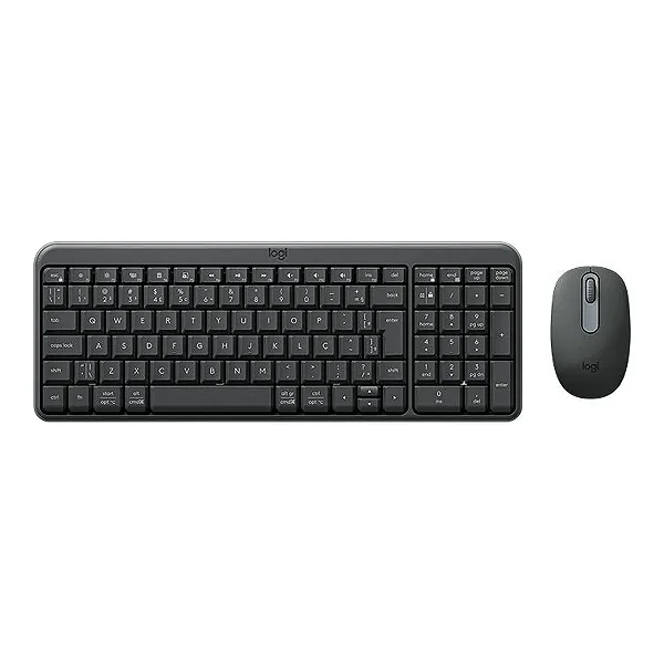 Kit Teclado e Mouse Logitech MK250 Bluetooth ABNT2 Preto – 920-013516