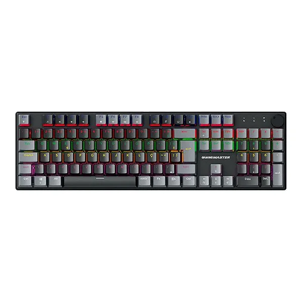 Teclado Gamer Mecânico K-mex Shadowscope Blue Switch ABNT 2 KHY628