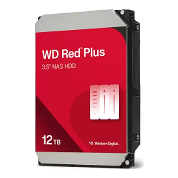 HD Interno 12TB Western Digital RED Plus SATA III 7200RPM 512MB