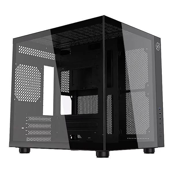Gabinete Gamer Kalkan Aquario Midgard Preto