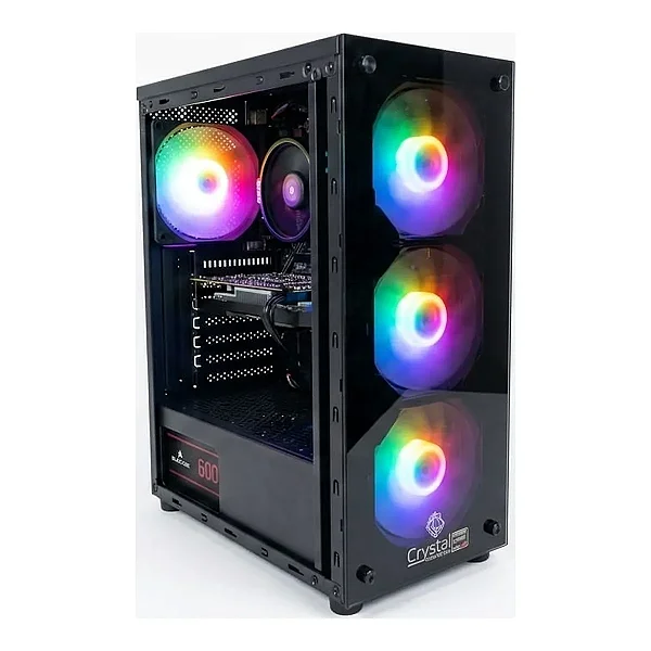PC Gamer Crystal AMD Ryzen 7 5700G, 16GB RAM, NVMe 512GB, Wifi Integrado, Win 11 Pro Original