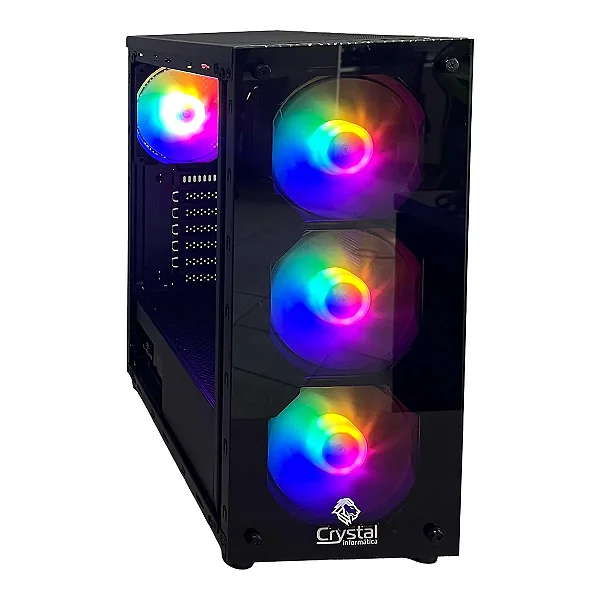 PC Gamer Crystal AMD Ryzen 5 5600GT, 16GB RAM SSD NVMe 512GB Windows 11 Pro