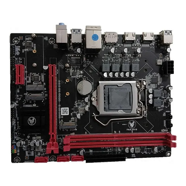 Placa Mãe FNX H510, Chipset H510, Intel LGA 1200, mATX, DDR4, 2X HDMI 1X DP - FNXPM/H510