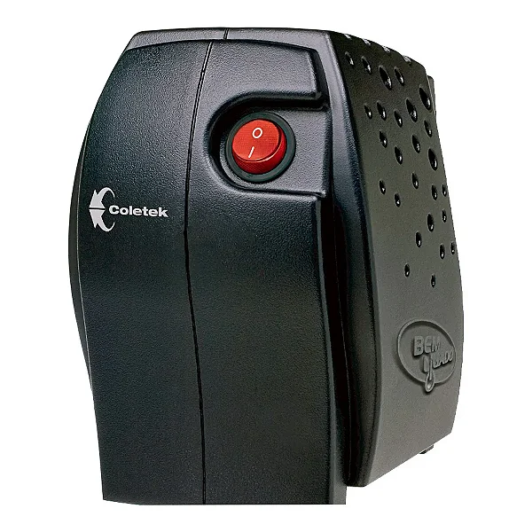 Estabilizador ES-500VA Bivolt Manual 115V Bem Ligado Coletek Energia