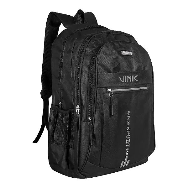 Mochila Notebook 15,6" Vinik Sport Preta VKBAG020