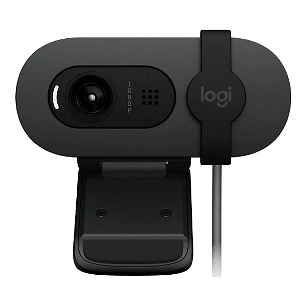 Webcam Logitech Full HD BRIO 100 Grafite - 960-001586